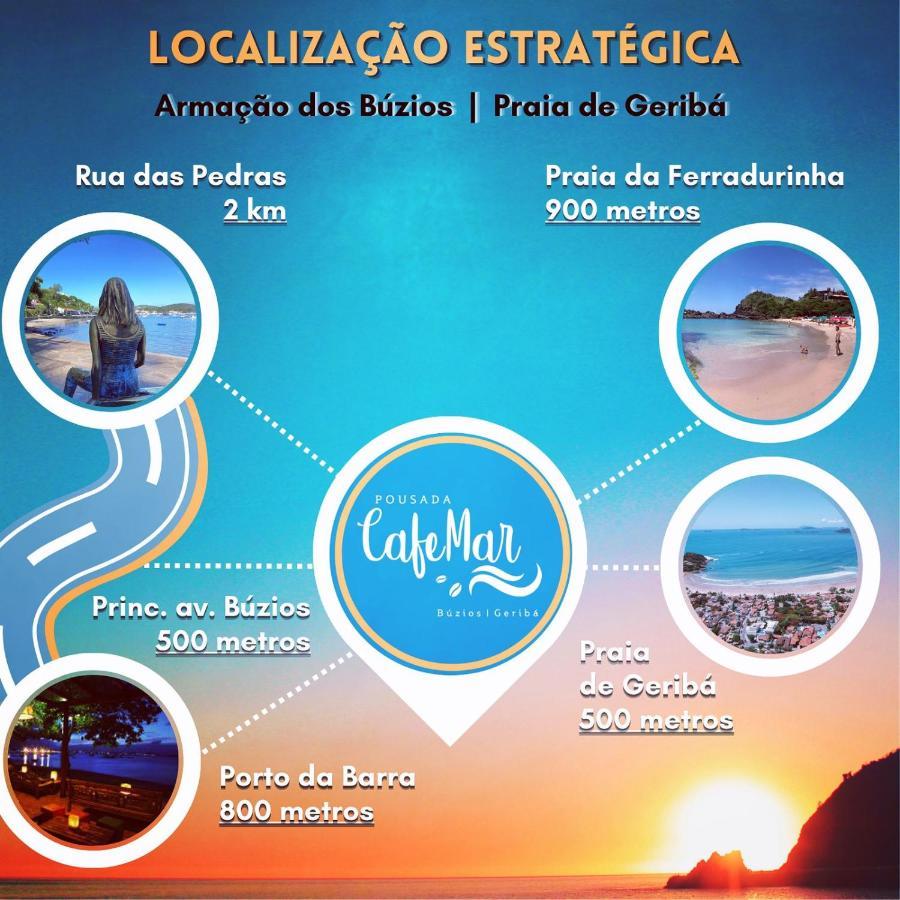 Pousada CAFEMAR Búzios Exterior foto